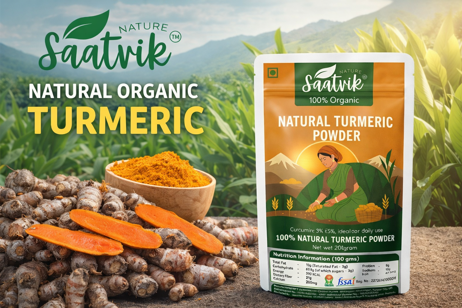 Organic Natural Turmeric