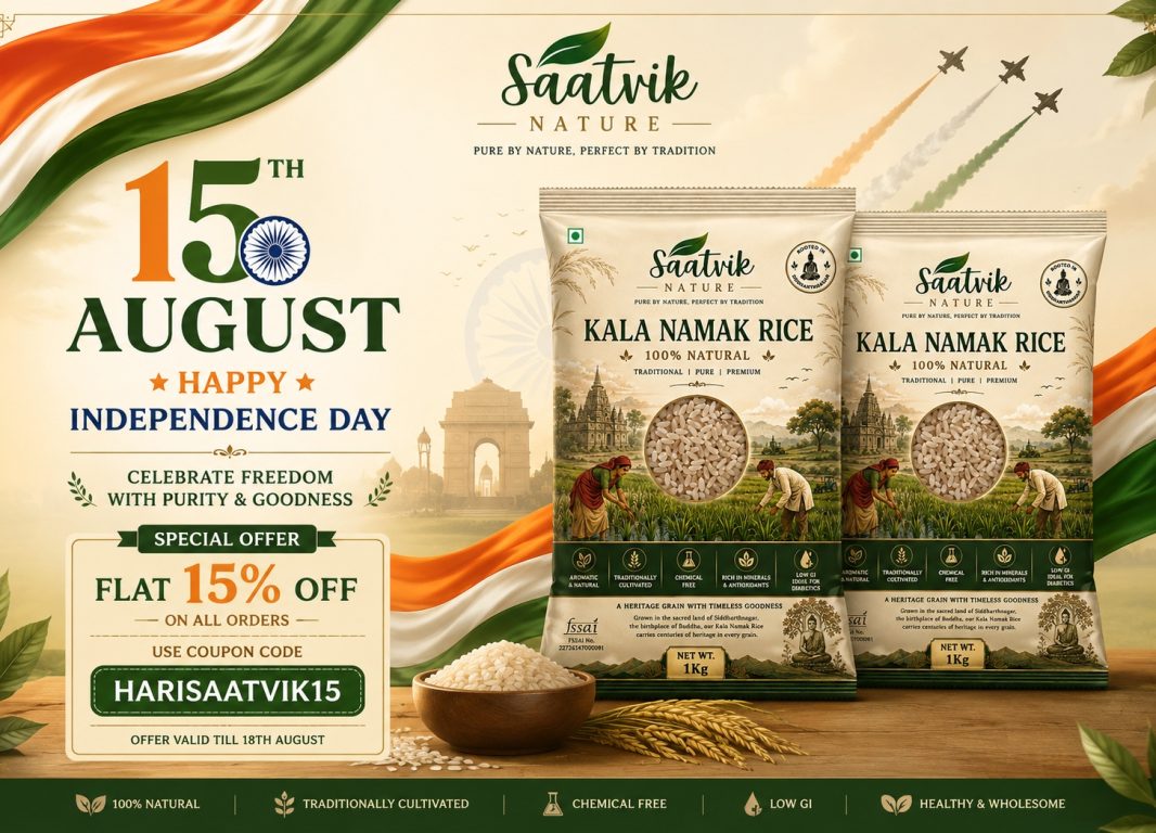 kala namak rice 15 august celebration