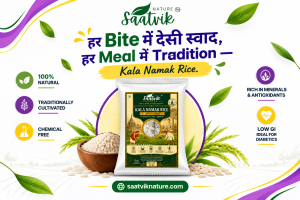 kala namak rice by saatvik nature 